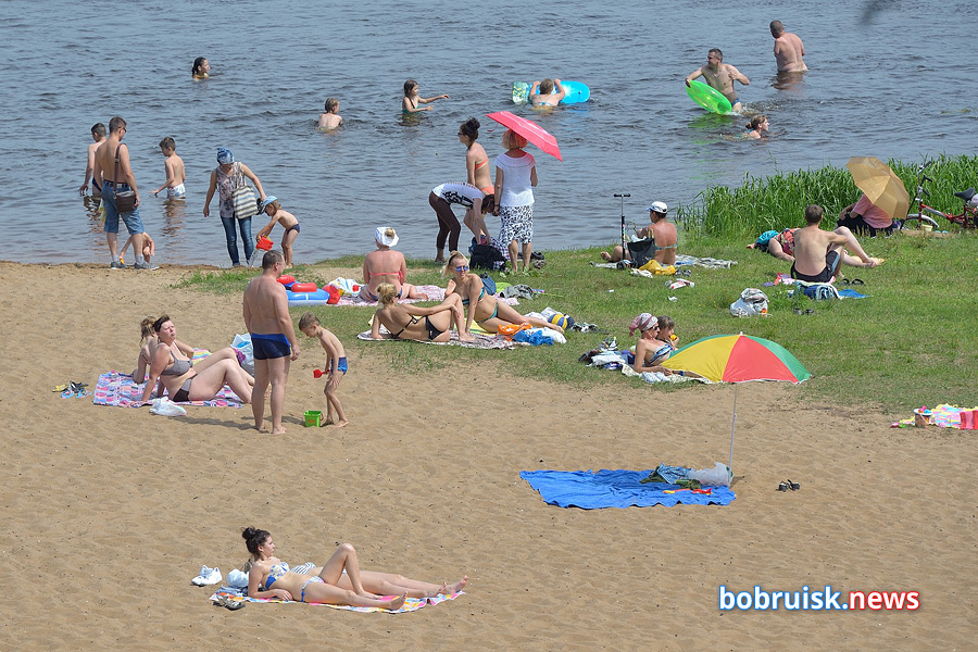 23 градуса для бобруйских купальщиков