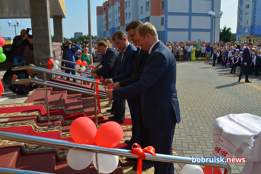 Открытие новой школы в Бобруйске