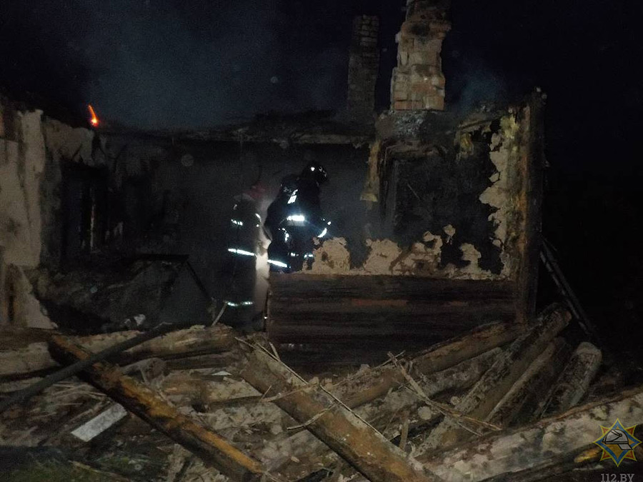 На пожаре в Бобруйске погиб человек