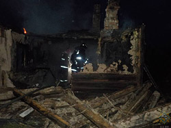 На пожаре в Бобруйске погиб человек