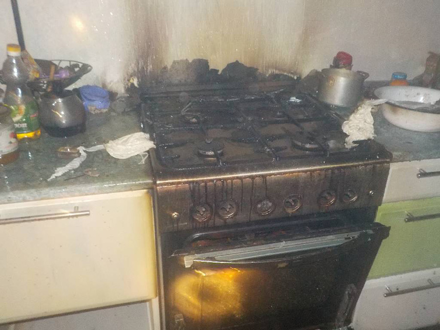 Пожар на кухне – весь дом в огне