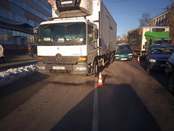 ДТП на главной улице Бобруйска парализовало движение общественного транспорта