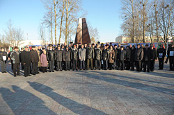 В Бобруйске открыт памятник погибшим милиционерам