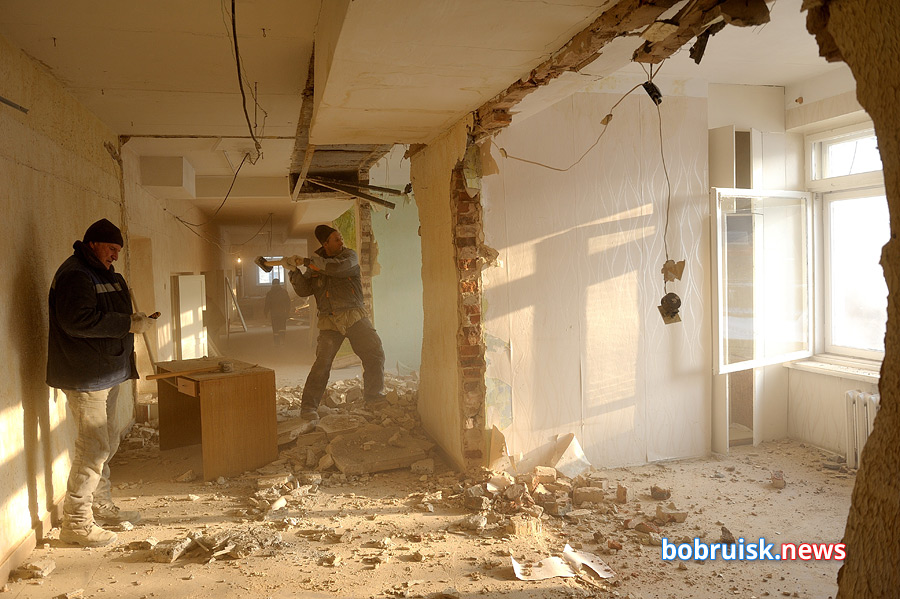 Как идет ремонт в бобруйской детской больнице?