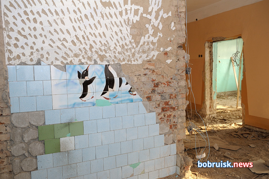 Как идет ремонт в бобруйской детской больнице?