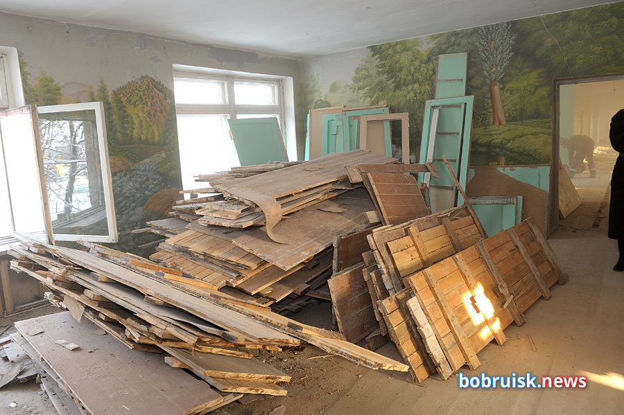 Как идет ремонт в бобруйской детской больнице?