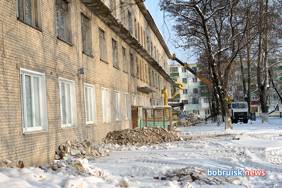 Как идет ремонт в бобруйской детской больнице?