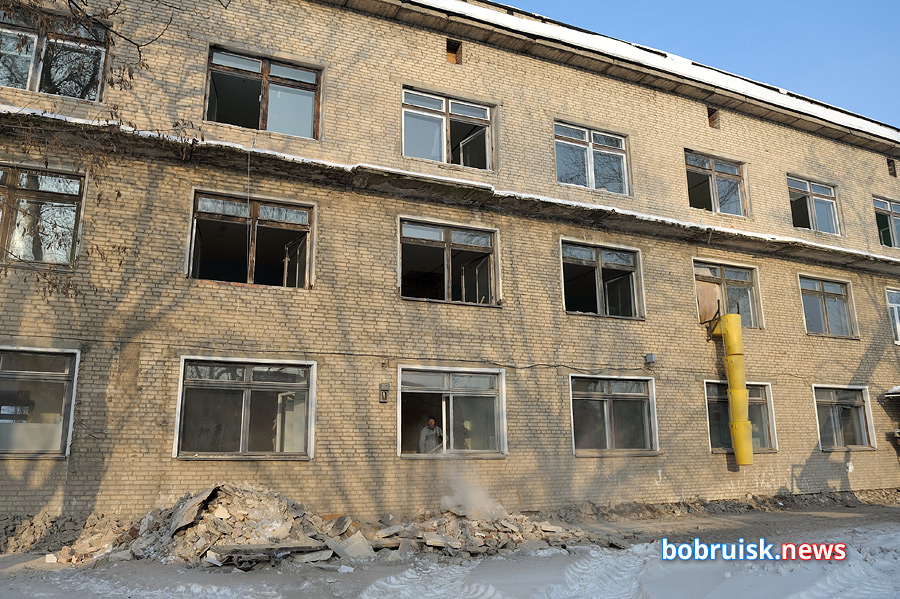 Как идет ремонт в бобруйской детской больнице?