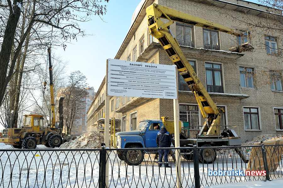 Как идет ремонт в бобруйской детской больнице?