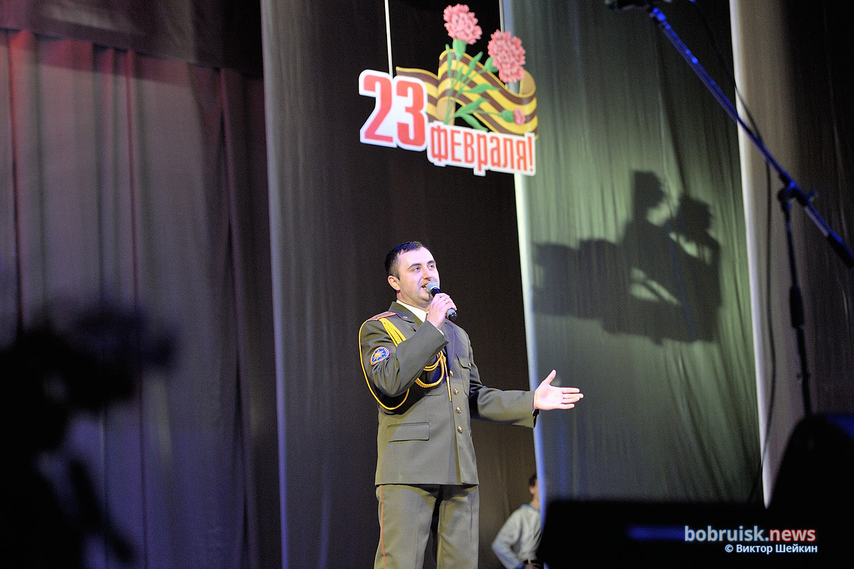 Концерт, посвящённый  Дню защитников Отечества и Вооружённых Сил Республики Беларусь прошел в театре Бобруйска