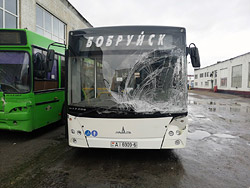 На тепличном столкнулись два автобуса. Пострадали дети (фото+комментарий ГАИ)