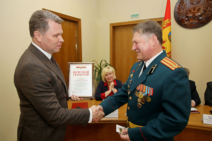В Бобруйске наградили воина-интернационалиста