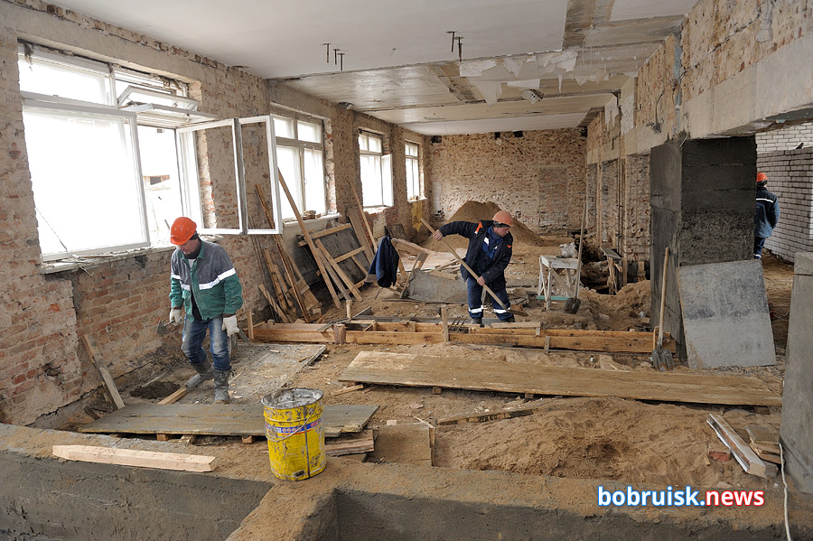 Без стен и пола. Продолжается реконструкция бобруйской детской больницы