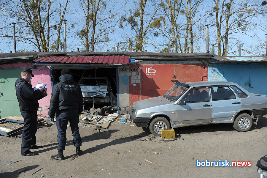 В гаражном массиве жилого района Бобруйска прогремел взрыв. Есть жертвы