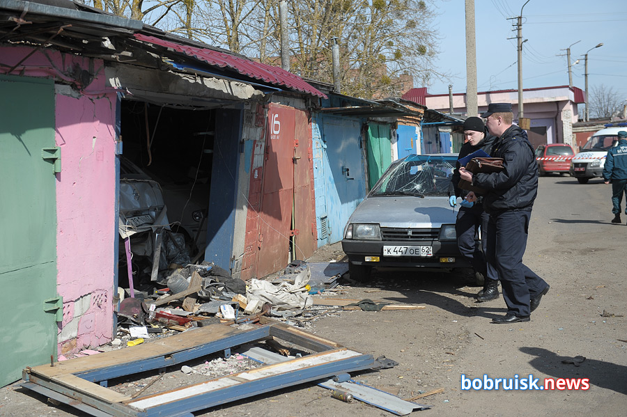 В гаражном массиве жилого района Бобруйска прогремел взрыв. Есть жертвы