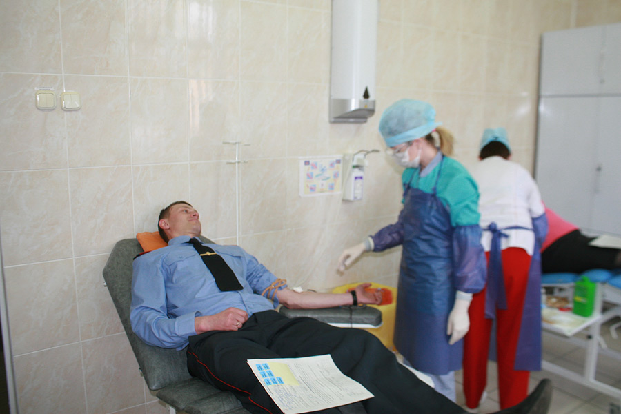 Доноры в погонах: доброе дело Бобруйского ОДО