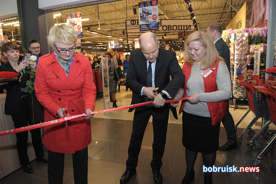Такого еще не было: в Бобруйске открылся необычный супермаркет EUROSPAR!