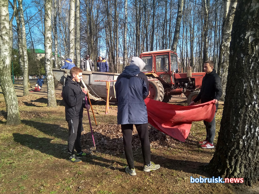 В последнюю субботу марта активисты БРСМ собрались в бобруйском парке