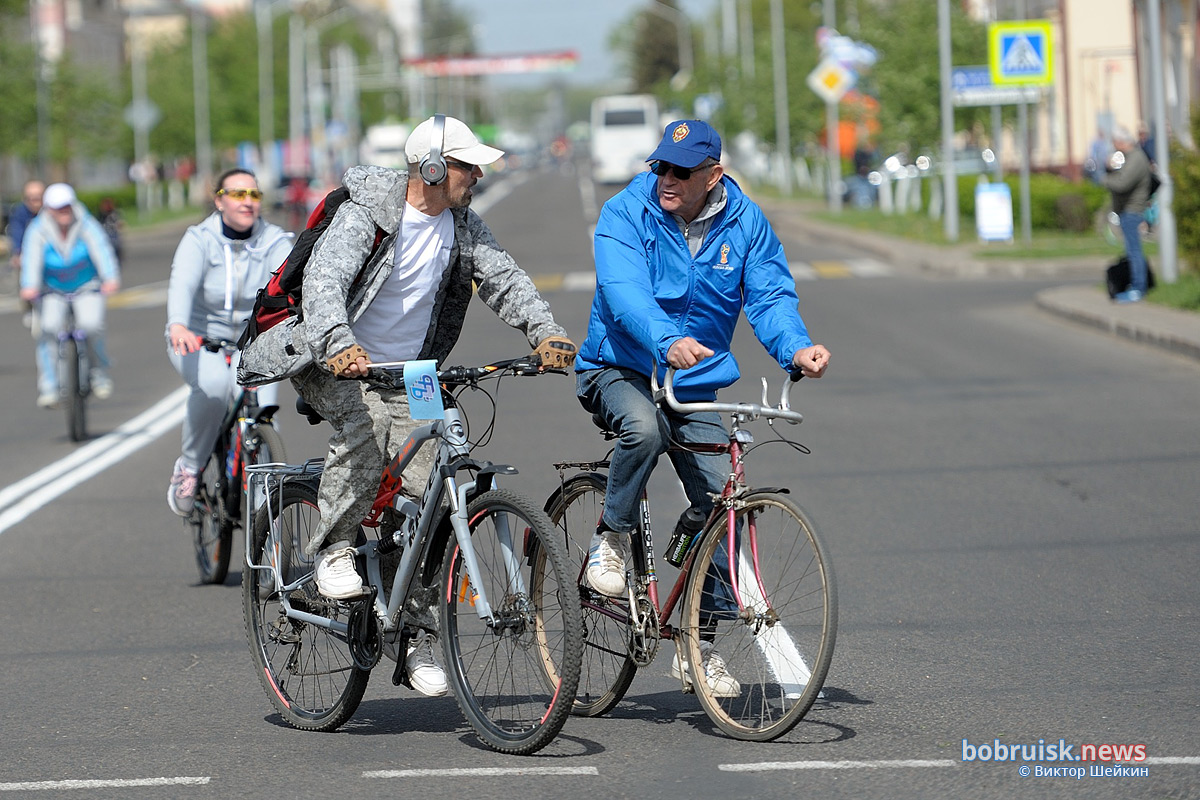 Фоторепортаж с первомайского велопробега в Бобруйске, 71 фото. 