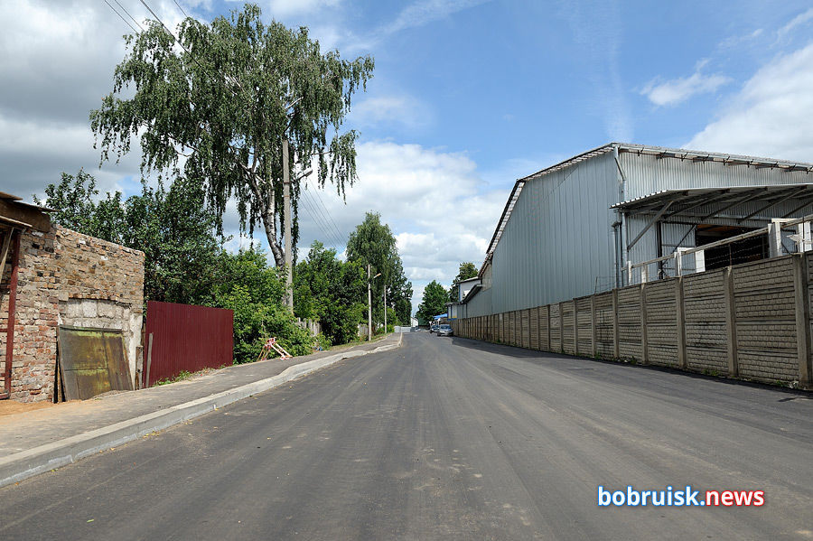 В Бобруйске прибавилось улиц с асфальтовым покрытием