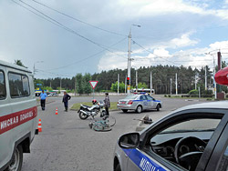 В Бобруйске за сутки случилось два мото-ДТП
