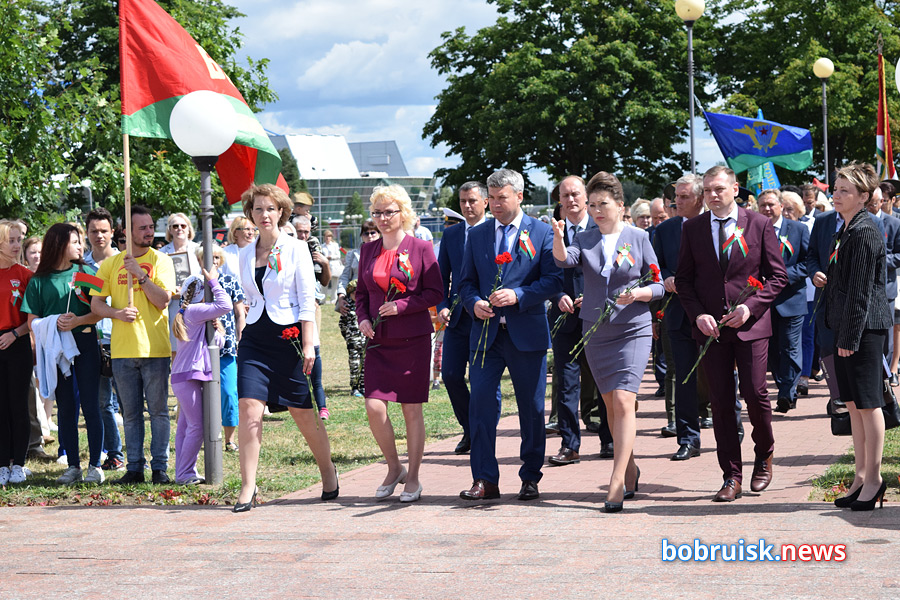Бобруйск отмечает День Независимости Беларуси (добавлены фото)