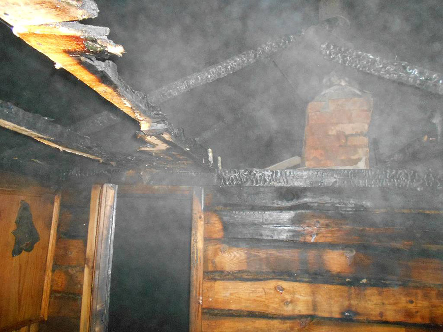 Две бани горели в Бобруйском районе