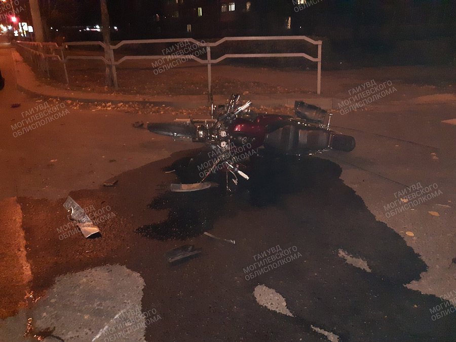 Авария в Бобруйске: пенсионер на «Ауди» сбил мотоциклиста