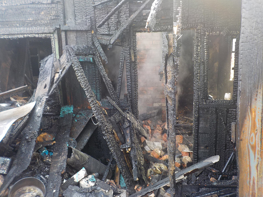 Пожар в Бобруйске: хозяйка проснулась от резкого звука