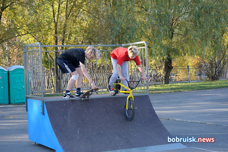 В Бобруйске появился скейт-парк. Много ярких фото — здесь