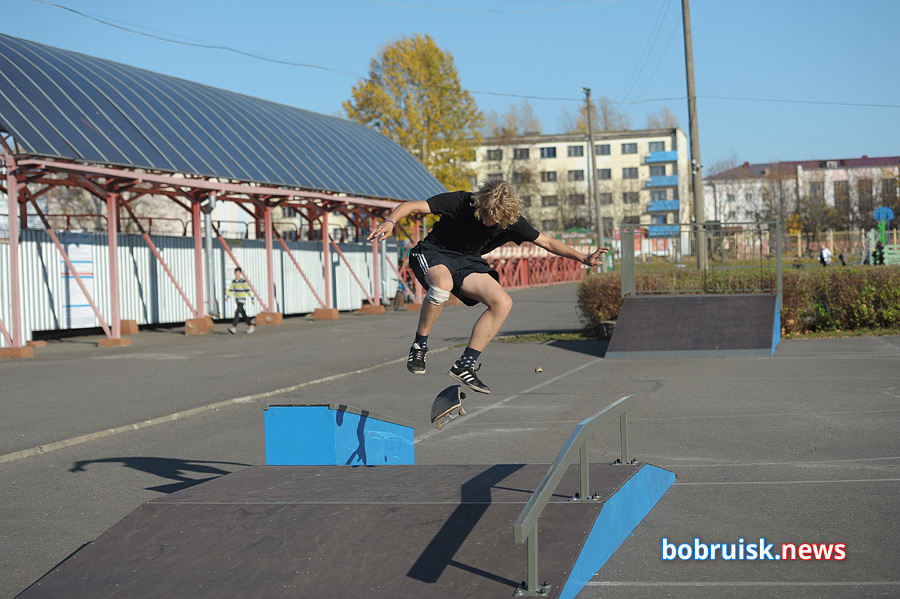 В Бобруйске появился скейт-парк. Много ярких фото — здесь