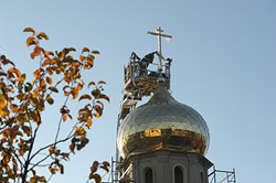 Над бобруйской крепостью засияли православные кресты!