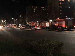 В Бобруйске горело многоэтажное общежитие. В одной из комнат находился трехлетний ребенок 