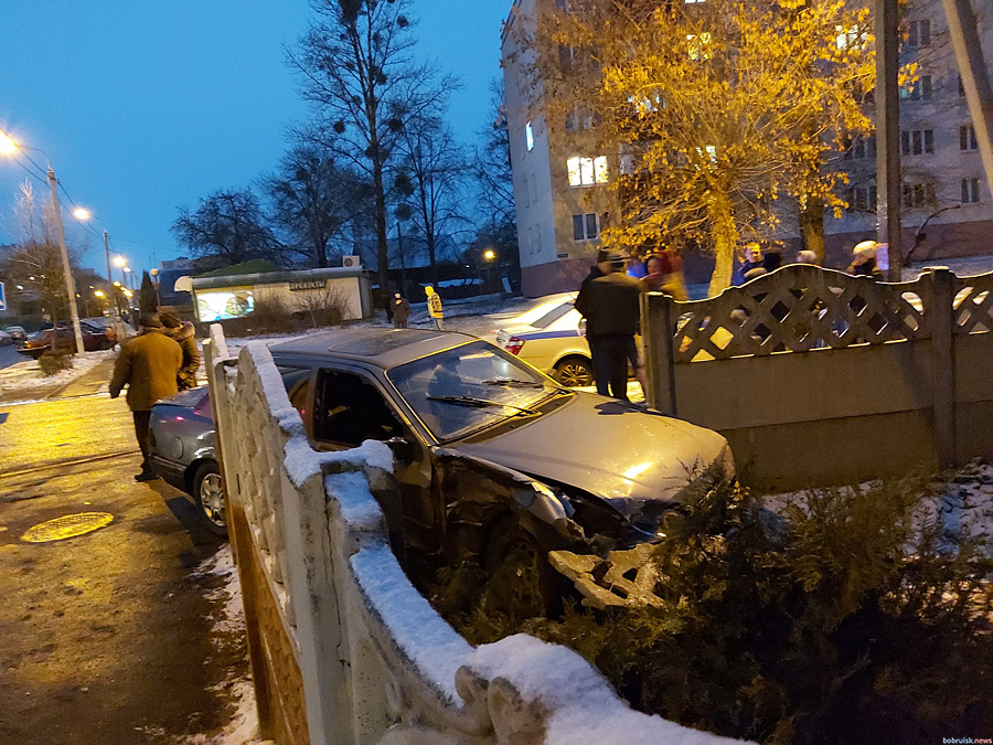 Первый снег привел к всплеску аварий на улицах Бобруйска!