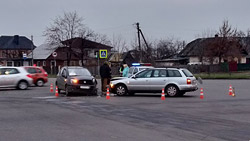 На [самом] аварийном перекрестке в Бобруйске — снова ДТП (Обновлено)