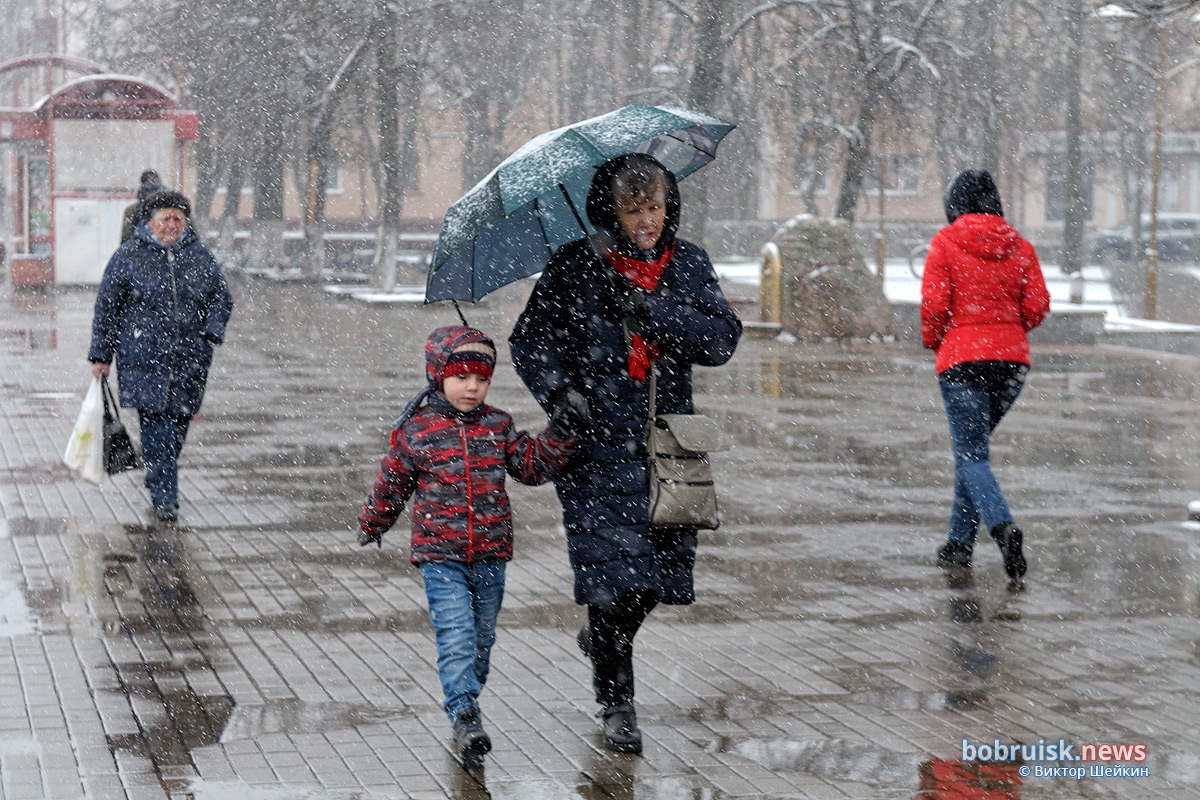 Погодные качели в Бобруйске. Весенний фоторепортаж