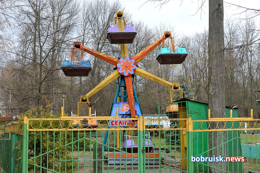Как городской парк Бобруйска готовится встречать гостей