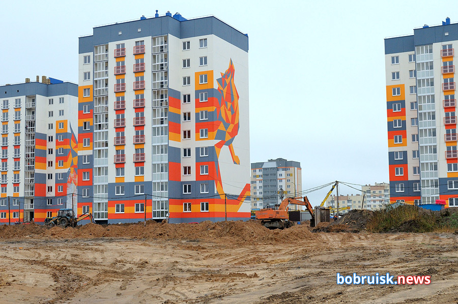 В спальном микрорайоне Бобруйска началось строительство еще одного детского садика