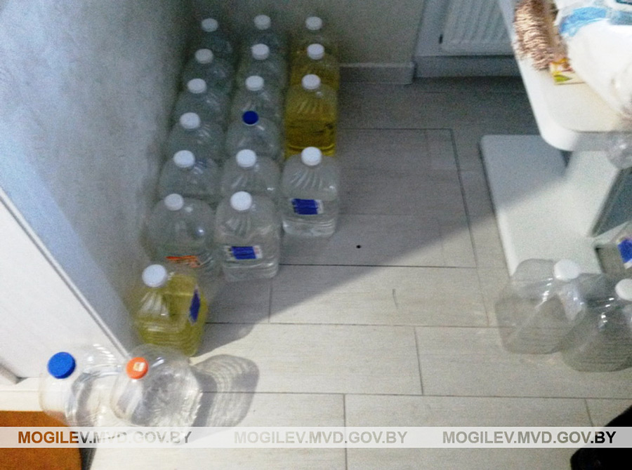 Виски, коньяк, водка, спирт: милиционеры обнаружили в доме бобруйчанки целый склад алкоголя