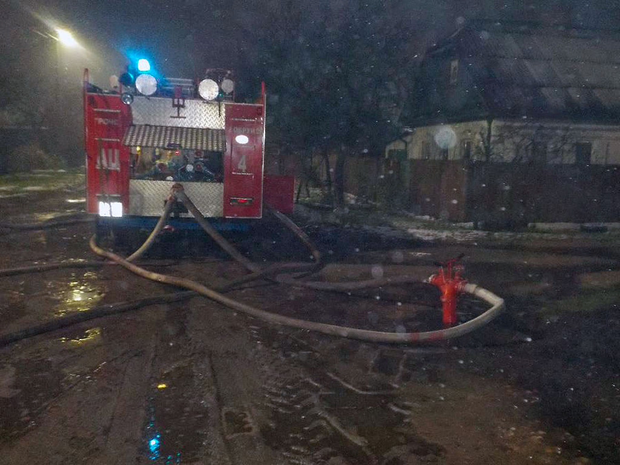 Пожар оставил хозяев дома на улице Баумана без крыши над головой