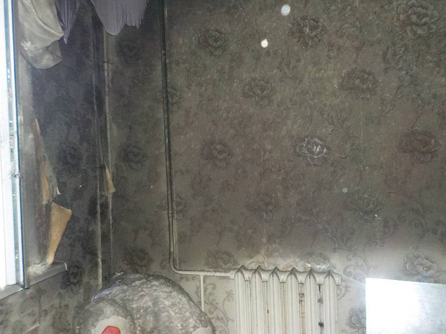 Дымное утро в Бобруйске