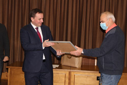 Грамотой Национального собрания РБ наградили Николая Числова