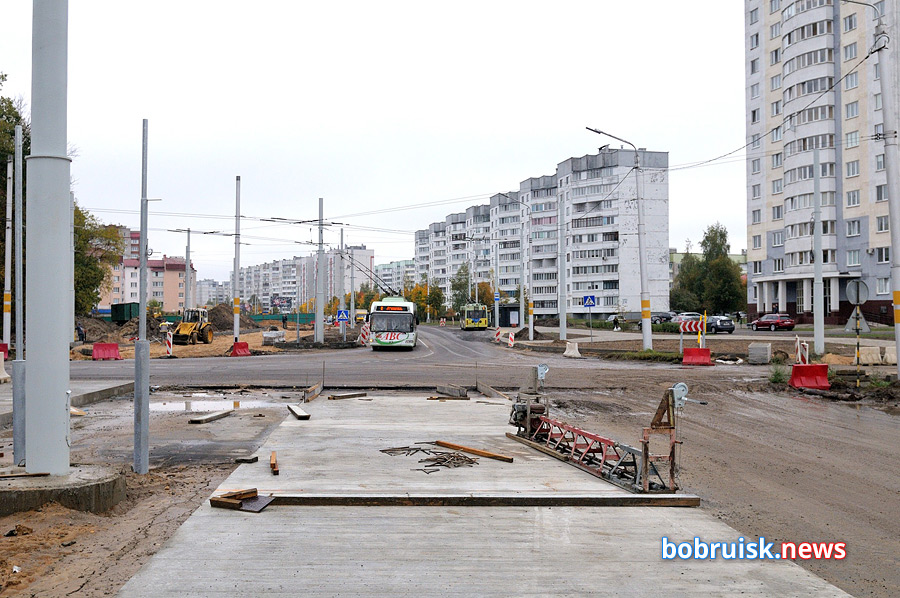 Почему приостановлена главная дорожная стройка Бобруйска?