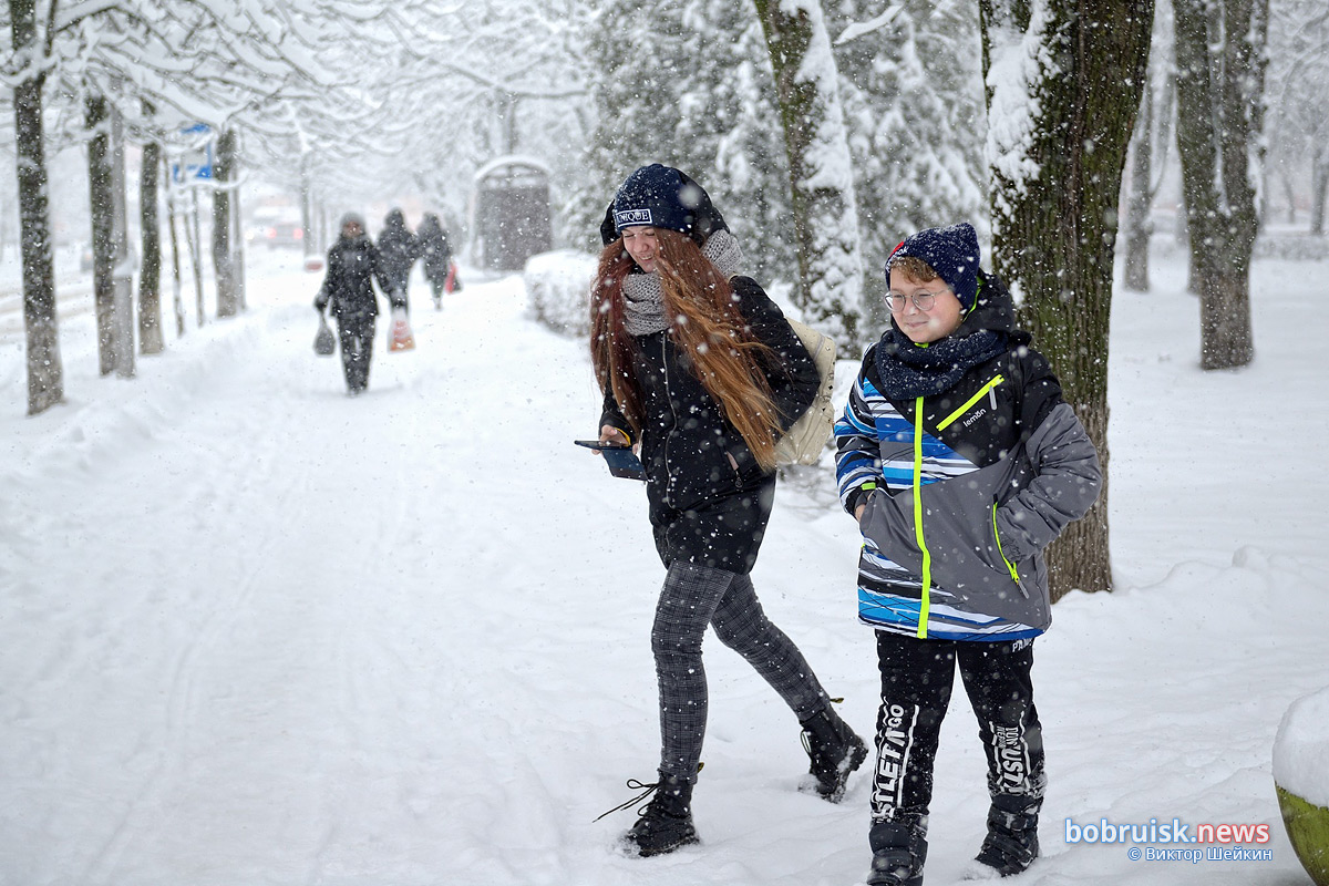 В Бобруйск пришла пушкинская зима спустя 190 лет. (фоторепортаж)