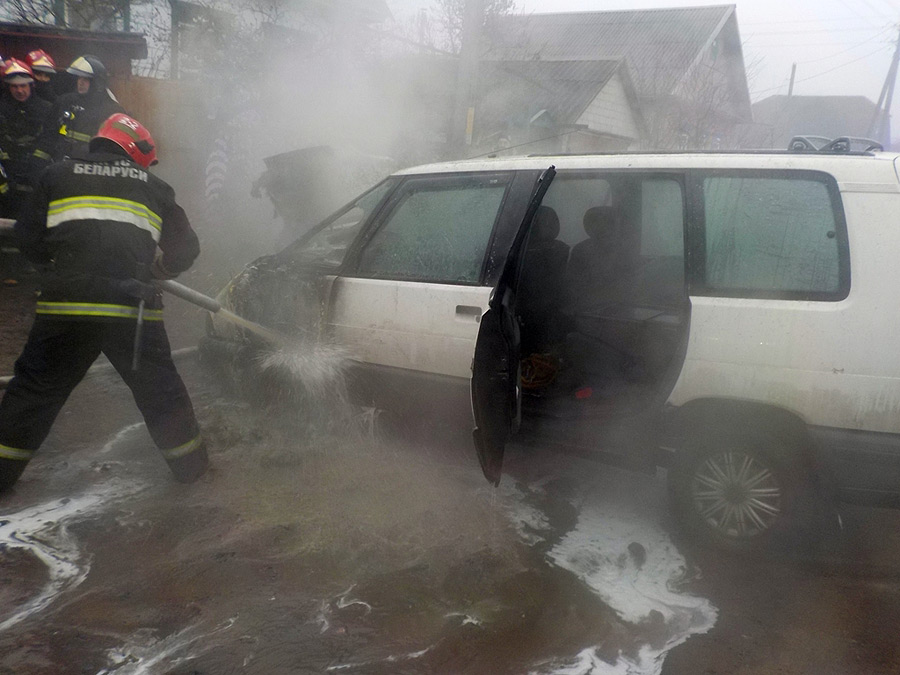 В понедельник, 4 января, в Бобруйске был открыт счет автомобильным пожарам в новом году.
