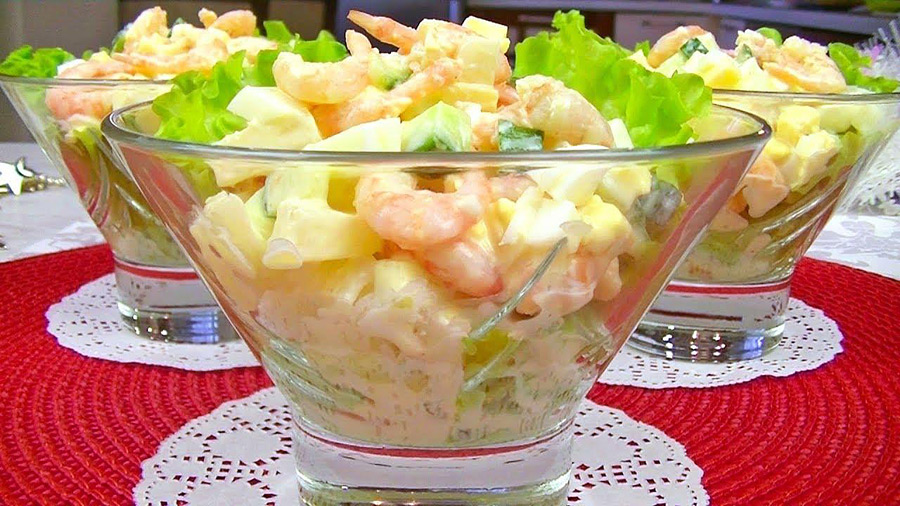 Легкий салат «Праздничный» – рецепт от бобруйчанки