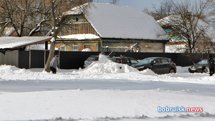 Зима в Бобруйске. Снежное веселье