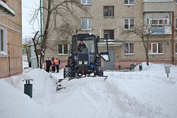 Где в Бобруйске в понедельник, 22 февраля, будут убирать снег