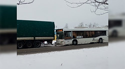 В Бобруйске попал в ДТП автобус с пассажирами