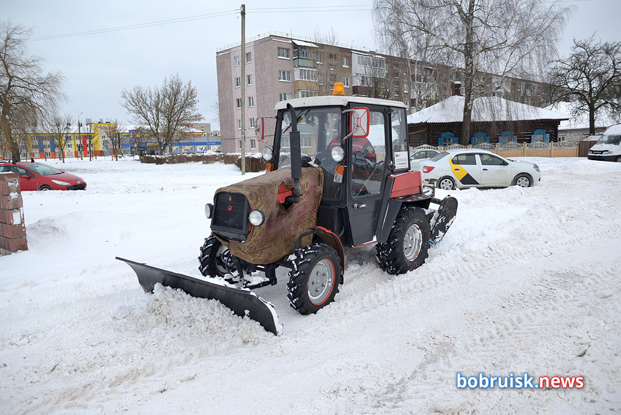 Где в Бобруйске 18 февраля будут убирать снег